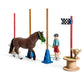 Schleich Farm World, Horse Toys For Kids, Pony Agility Race Playset With Horse Figurines And Accessories 22-Piece Set, Ages 3+