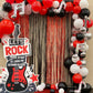 Black Red Silver Balloons, 12 Inch Black Red White Latex Balloons Black Red Silver Confetti Balloons Party Decoration For Birthd