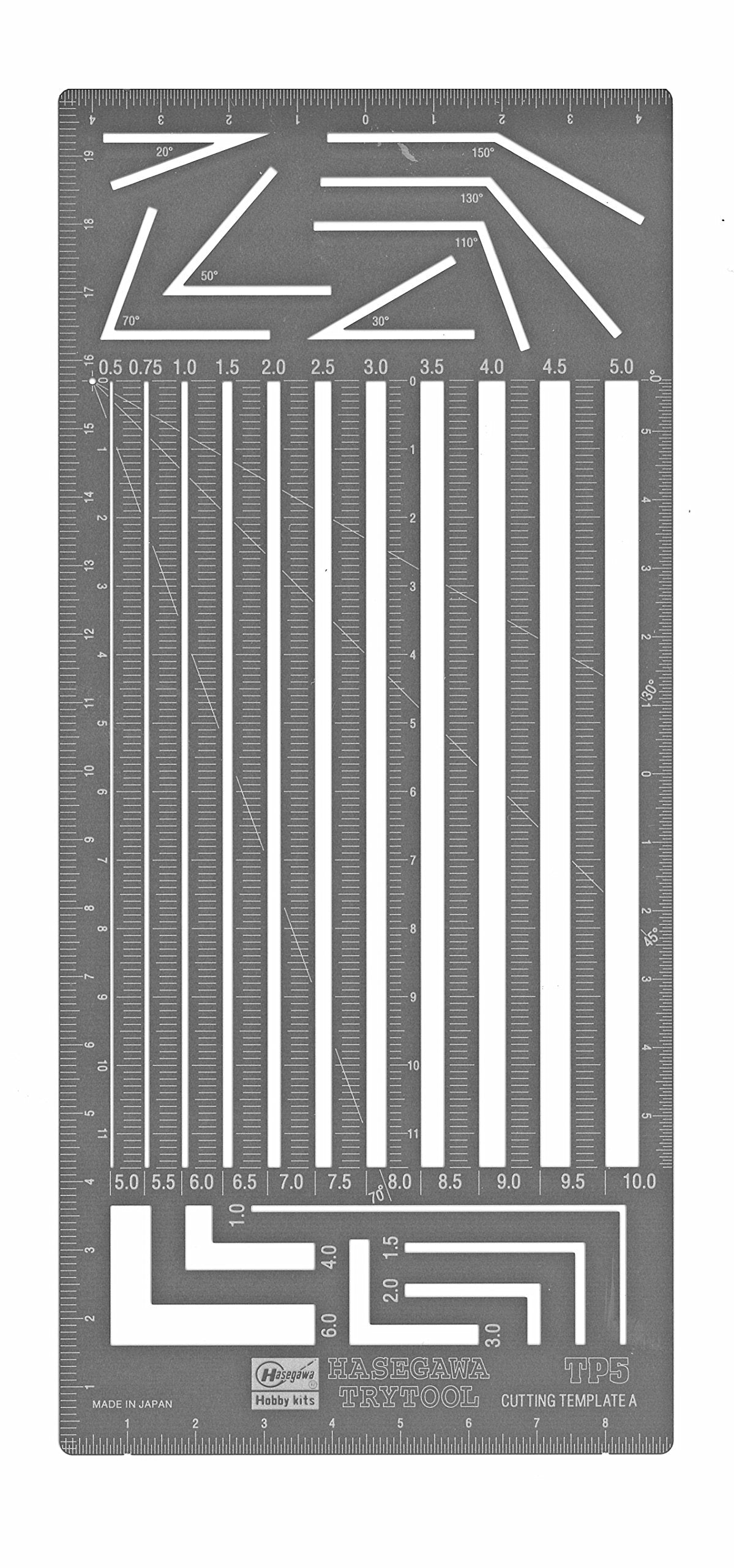 Hasegawa 71105 Cutting Template A