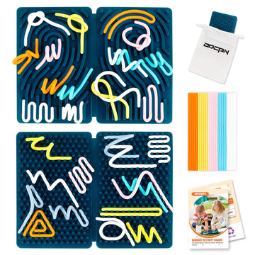 Sensory Activity Board, Four-Sided Silicone Sensory Fidget Toy, Promotes Parent-Child, Suitable For Autism, Calming, Adhd, Great