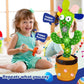 Ayeboovi Dancing Talking Cactus Toy for Kids, Adjustable Volume, Singing & Mimicking Cactus with Recording and Repeating Feature