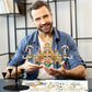 Piececool 3D Metal Asian Puzzles Model Kits- Lingxiao Palace Metal Building Kits For Adults, Brain Teaser Puzzle Diy Handcraft B