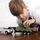 John Deere Ford Pickup with Gooseneck Trailer, White & Green, Plastic, Model B074D1JT8G, Unisex Children