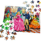 Jigsaw Puzzles For Kids Ages 4-8, 6-8, 8-10 - Princesses At The Dance - 100 Piece Princesses Puzzles For Children, Learning Educational Toys For 4 5 6 7 8 9 10 Year Old Girls