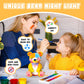Loungelore Paint Your Own Bear Lamp Kit, Art Supplies Arts and Crafts for Kids Ages 8-12, DIY 3D Bear Night-Light, Creativity Pa