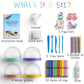 Kipipol Snow Globe Making Kit for Kids - Make Your Own Snow Globes for Girls w/ 4 DIY Snowglobe, 5 Figures, 20 Packs of Modeling