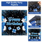 100 Pcs 13Th Birthday Decorations For Boys Official Teen 13Th Supplies Plates Napkins Forks Set Disposable Blue 13Th Birthday Ta
