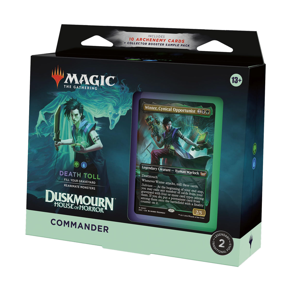 Magic: The Gathering Duskmourn: House of Horror Commander Deck  Death Toll
