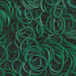 Rainbow Loom Dark Green Opaque Rubber Bands (600 Count) with 24 C-Clips