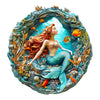 KAAYEE Wooden Puzzles for mature-themeds  200 Pieces Wooden Jigsaw Mermaid Puzzles for mature-themed Wood Puzzle Gifts for Children Teen Kids Home Decor Mermaid Puzzles(11.4 * 11.4in)
