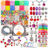 Leitait Assorted Beads Bracelet Making Kit, 3000Pcs Flat Clay Beads Jewelry Making Kits, Christmas Birthday Gifts Toys For Girls