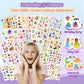 1000+ Holographic Stickers For Kids - 45 Different Sheets Of 3 Themes Craft, Animal, Fairy Tale And Birthday Party, Kids Sticker