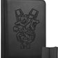 Morinbo Premium Trading Cards Binder 9-Pocket, 540-Cards Zip Binder With Side-Loading Sleeves, Exclusive Art Cover Design Card C