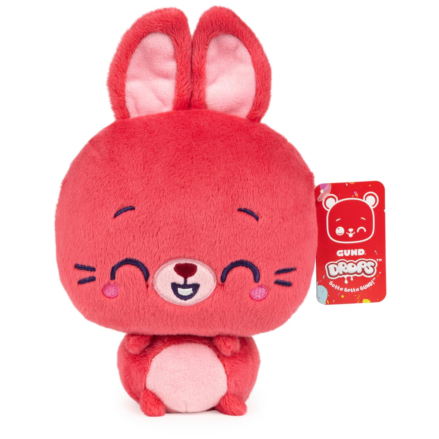GUND Drops  Harli Hops  Expressive enhanced Stuffed Animal Soft Plush Pet  Pink  6