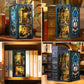 Cutefun Book Nook Kit, 3D Wooden Puzzle Diy Miniature House Kit, Book Nook Kits For Adults, Booknook W/Led Light Dust Cover, Dollhouse Bookshelf Insert Decoration (Darkness Common Room)