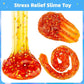 Crystal Slime Kit, 5 Pack Crunchy Clear Glitter Christmas Slime Party Favor Gifts, Stress Relief Toy For Girls And Boys, Soft No