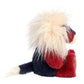 Aurora® Asha Lion™ Stuffed Animal - 12" Red Polyester - Luxurious Sensory Delight - Model 03530