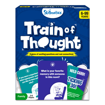 Skillmatics Card Game - Train Of Thought, Fun For Family Game Night, Educational Toys, Travel Games For Kids, Teens And Adults, 