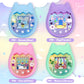 Meetikar Silicone Cover Compatible With Tamagotchi Pix Virtual Pet Game Machine, Tamagotchi Pix Case With Finger Lanyard, Tomaga