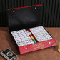 Mose Cafolo Professional Chinese Mahjong Game Set 146 Numbered Large Size Tiles With Carrying Travel Case, Complete Mahjong Tiles Set (Majiang, Mah-Jongg, Ma Jong)