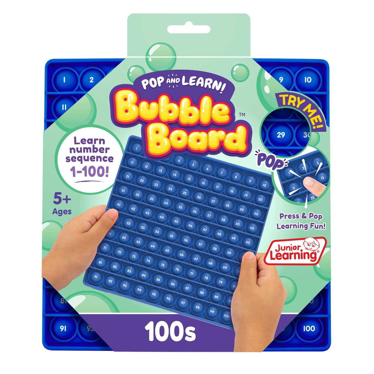 100s Pop and Learn Bubble Board