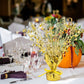 Crowye 6 Pcs Metallic Foil Spray Centerpiece Fall Party Star Table Decoration Halloween Table Decor For Summer Autumn Birthday P