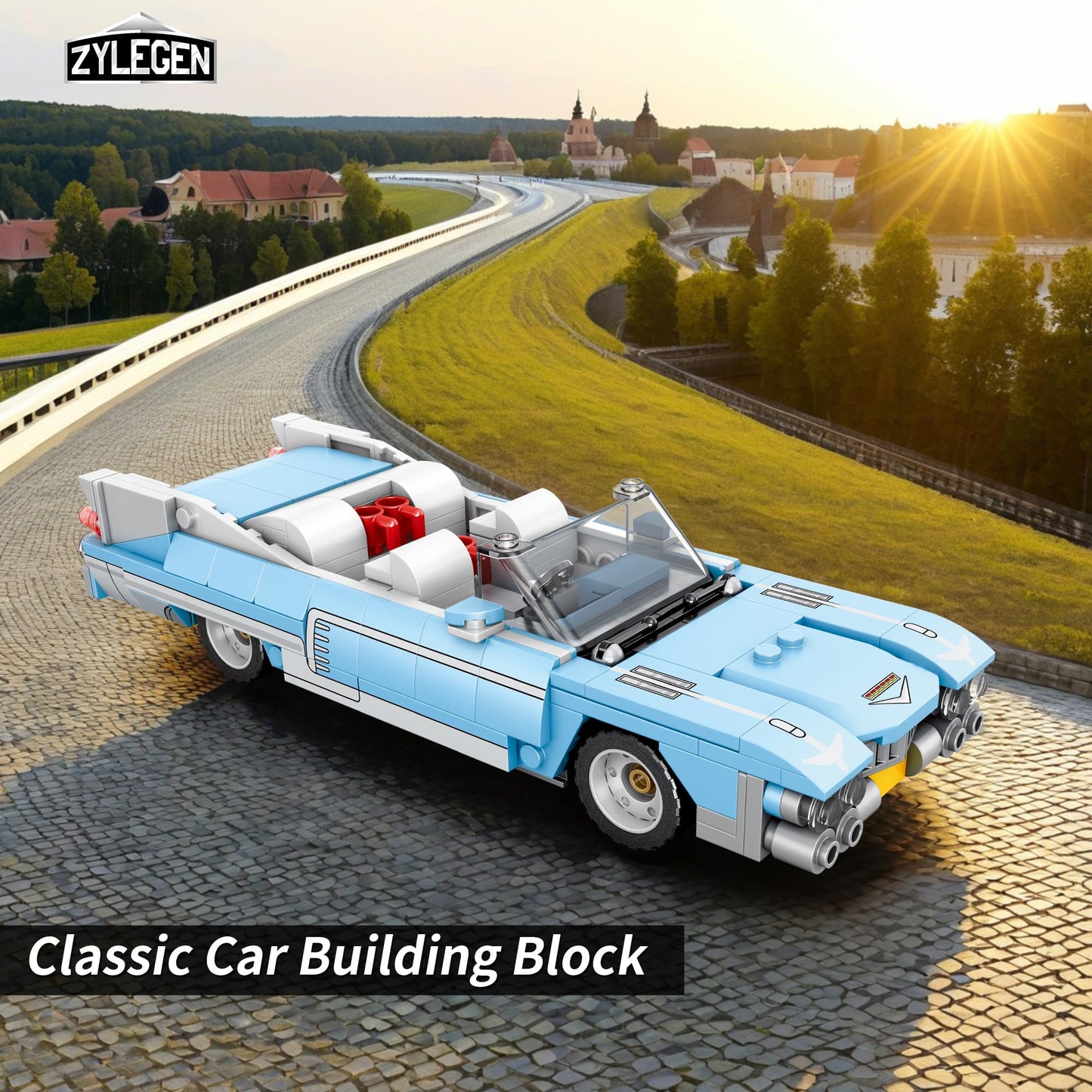 Zylegen Speed Racing Cars Building Sets For Kids, Mini Classic Moc Cars Building Blocks Toy Set, Model Cars Diy Building Kit Bir