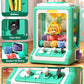 Claw Machine For Kids, Mini Vending Machine With Game Coins & Music, Prize Dispenser Toys For Girls And Boys, Electronic Claw Game Machine For Party Birthdays, Includes 30 Mini Toys (Doggy Green)