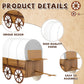 Motipuns 3D Western Covered Wagon Craft Kit Kids Toy Wagon for Vbs Vacation Bible School Supplies Decoration Craft Kits and Acti