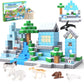 Magnetic Blocks 110Pcs With 6 Animal Toys, Mine Frozen Snow Magnet World Building Blocks Set, Toys For Boys & Girls Age 4-6,5-7,