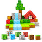 Wembley 48Piece Magnetic Building Blocks Set, Large 2 cm Magnetic Cubes with Strong Magnets, STEM Construction Toy for Creative