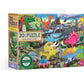 eeBoo: Dinosaur Land 20 Piece Jigsaw Puzzle, Multi, Perfect Project for Little Hands, Aids in Development of Pattern, Shape, and