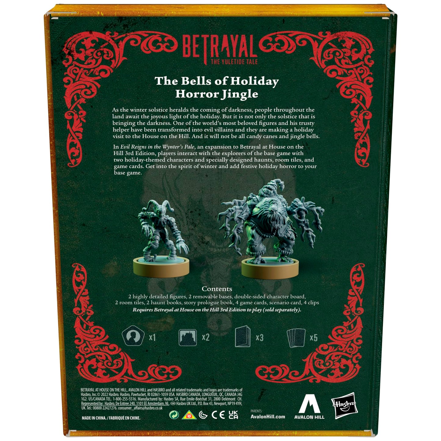 Hasbro Gaming Avalon Hill Betrayal: Evil Reigns Expansion, Ages 12+, Medium, Multicolor, Requires Betrayal at HOTH 3rd Edition