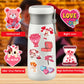 Xzentira, 100Pcs Valentines Day Stickers, Love Stickers, Waterproof Vinyl Stickers For Water Bottle, Laptop, Gifts, Skateboard,