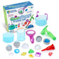 Learning Resources Crystal Lab STEM Toy Set for Kids, 20 Pieces, Multi Color, Ages 4+, Model LER2950, Plastic, 25.4 x 22.9 x 11