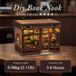 CUTEBEE Book Nook Kit  DIY Miniature House Kits for mature-themed and Teens  Dollhouse Booknook Tiny House  Bookshelf 3D Wooden Puzzle  DIY Craft Gifts for Family and Friends (Corner Coffee Shop)