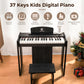 Vangoa Kids Piano Keyboard, 37 Keys Digital Piano For Kids, Music Educational Instrument Toy, Wood Piano For Girls And Boys,Classic Black