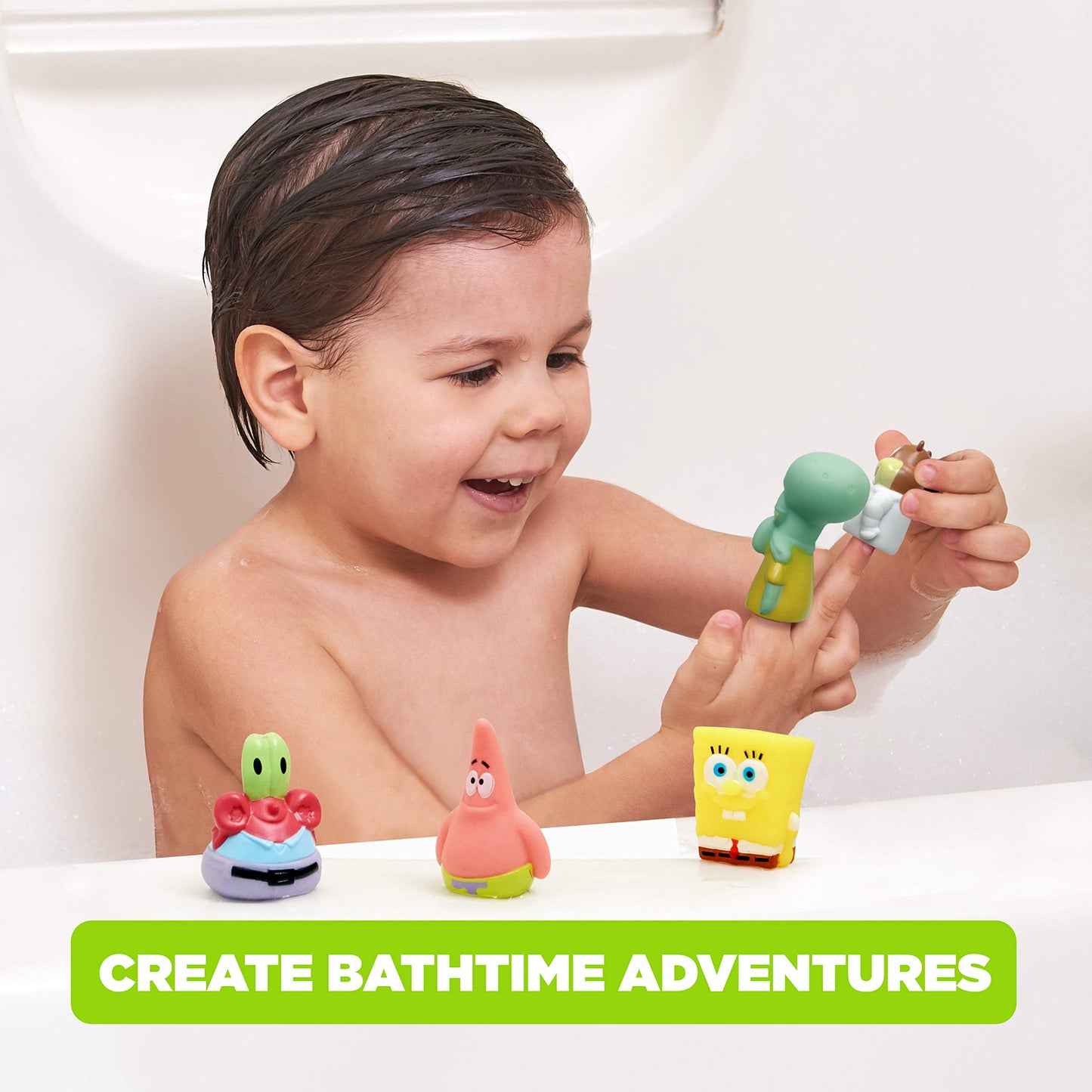 Nickelodeon Spongebob Finger Puppets - Party Favors, Educational, Classroom Rewards, Bath Toys