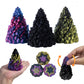 3 Pack Impossible Cone ,Spiral Cone Fidget Toys - Christmas Pine Cone Design with 3-Tier Stackable Spirals,3D Printed Desk Decor