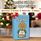Teacher Appreciation Gifts - Positive Sunflower Crochet Doll with Card - Thank You for Helping Me Grow - Best Teacher Ever Gifts