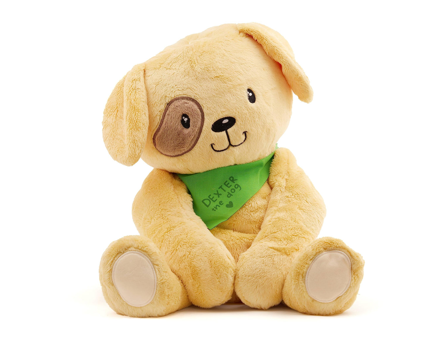 Lilly's Love 5lb Weighted Stuffed Animal - Dexter The Dog, Machine Washable, Sensory Plush for Kids & Adults, Calming Anxiety Relief