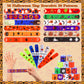 JUNEBRUSHS 56 PCS Halloween Slap Bracelets Halloween Party Favors Snap Bracelets Bulk Halloween Toys for Kids Girls Boys Birthda