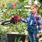Teganplay Power Garden Tools Set For Kids Battery Operated Toy Leaf Blower, Hedge Trimmer And Chainsaw Pretend Play For Boys Girls