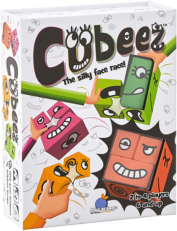 Cubeez The Original Wooden Face Changing Magic Cube Game | Expression Puzzle Building Blocks Pattern Matching Board Game | Kids, Teens, Adults, Family Games | Ages 6+ | By Blue Orange Games