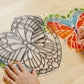 Butterfly Hearts Glass Art