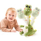 Tumama Dinosaur Dancing Talking Interactive Baby Toy, Mimicking Twisted Electronic Soft Plush Toy With Talking Recording Repeat Talking, Talking Dinosaur Toy For Kids Over 3 Years Old