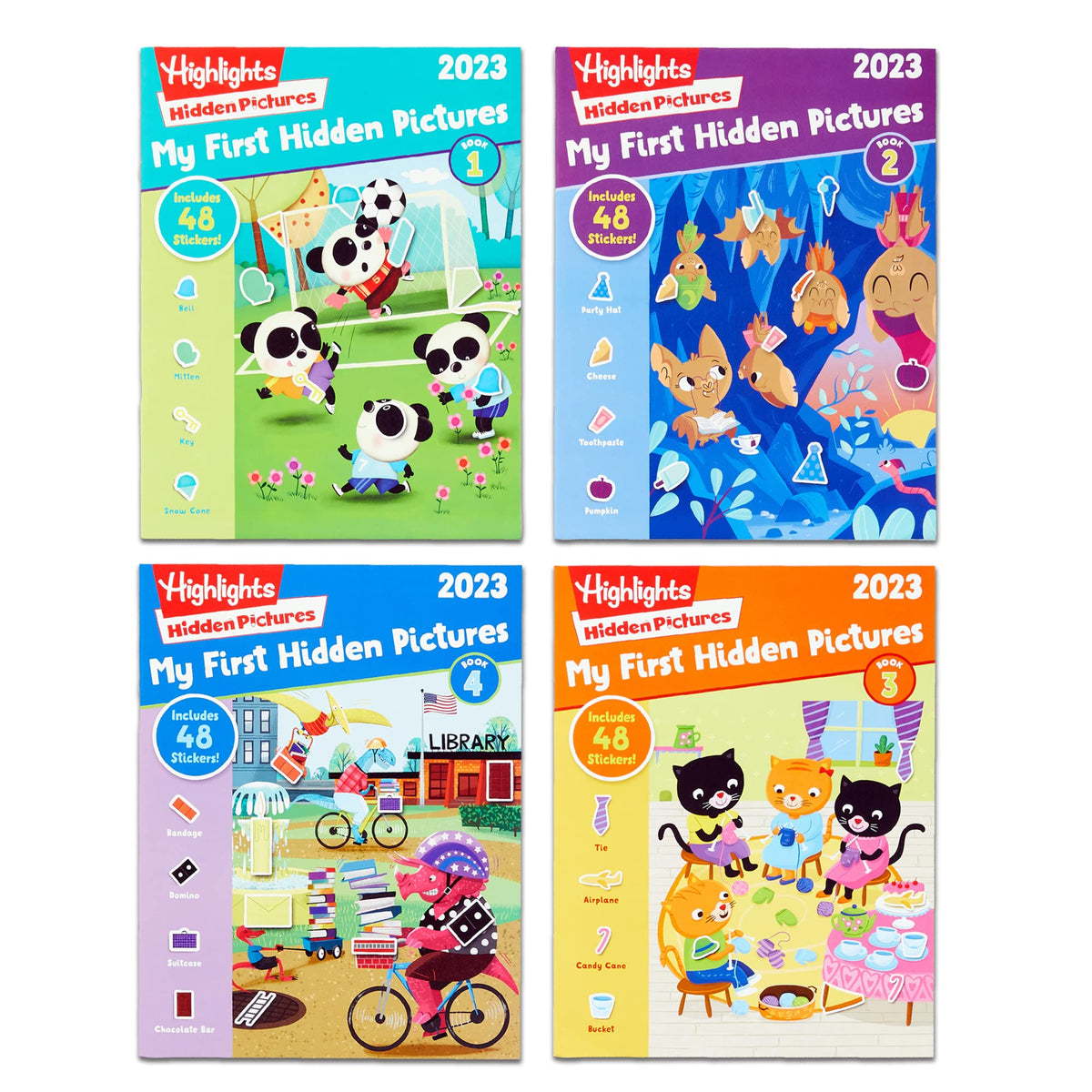 Highlights My First Hidden Pictures 2023 Activity Books For Kids Ages 36, 4Book Set Of Travelfriendly Screen Free Seek And Fi