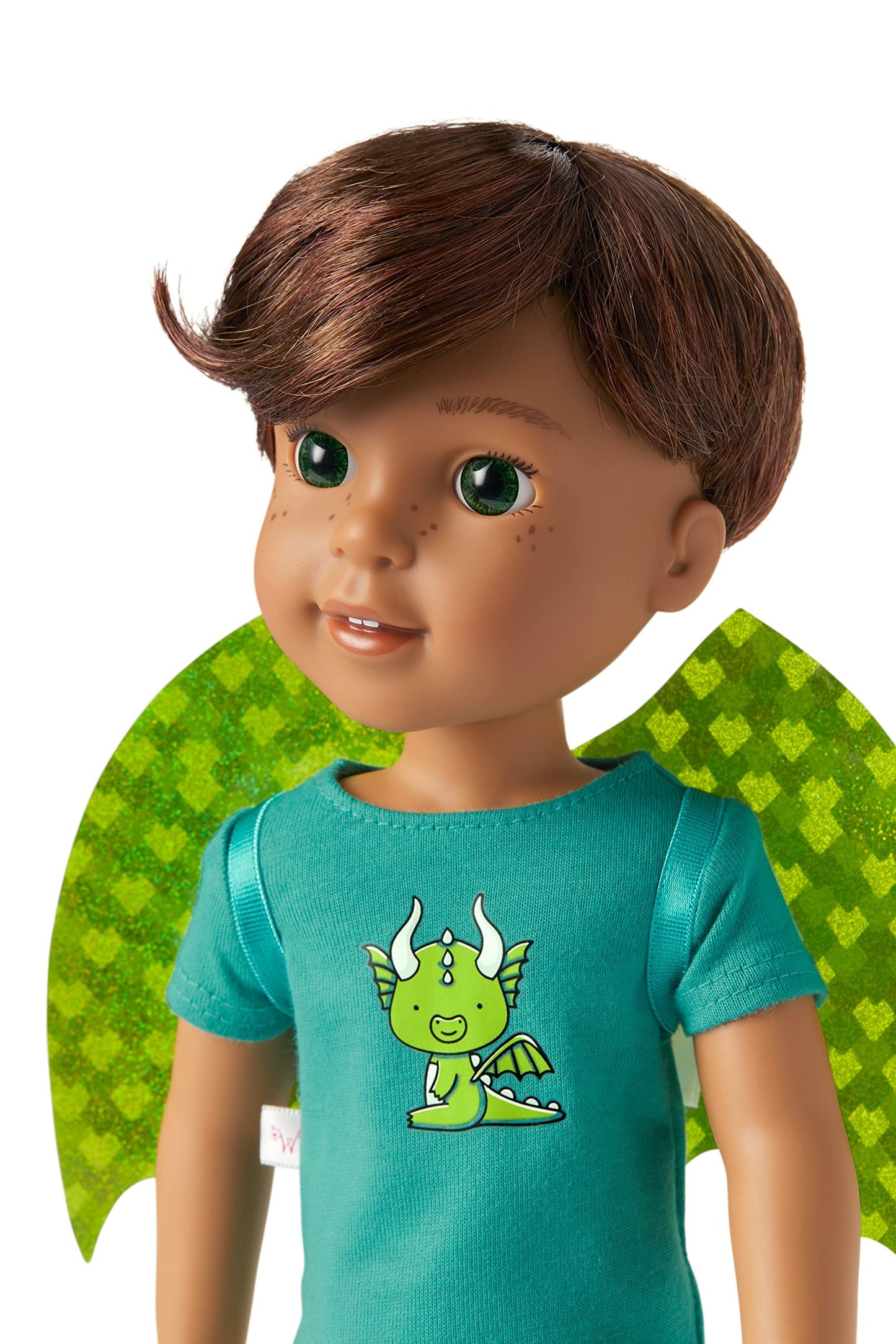 American Girl Welliewishers 14.5-Inch Bryant Doll With T-Shirt, Shorts, Dragon Wings & Tail, And Boots, For Ages 4+