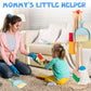 Woodmam Wooden Kids Cleaning Set For Toddlers,8 Pieces Montessori Cleaning Toys With Kids Broom And Mop Set, Housework Pretend P