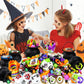 216PCS Halloween Party Favors 24 Pack Prefilled Small Plastic Witch Cauldron Halloween Toys Bulk Halloween Goodie Bag Fillers Ha